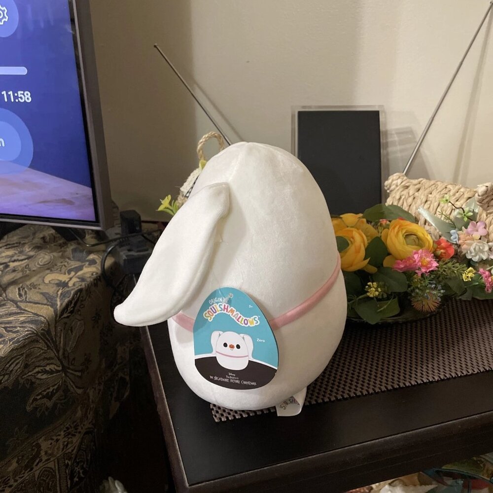 Squishmallows RARE 8-Inch Zero The Dog Nightmare Before Christmas - NWT - Picture 2 of 4